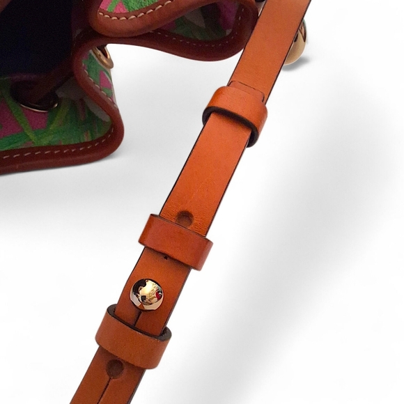 Dooney & Bourke Daffodil Floral Drawstring Bucket Bag - Picture 13 of 15